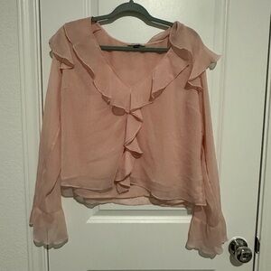 American Eagle Outfitters Ruffle Blouse